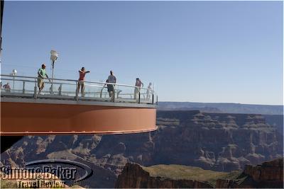 The Skywalk at the Hualapai American Indian reservation in Arizona 
