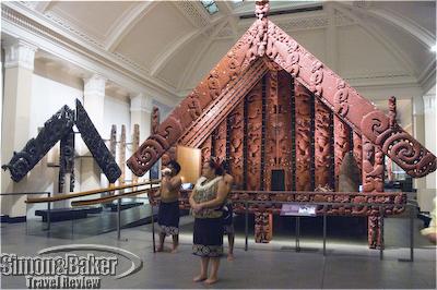 Inside an Auckland museum