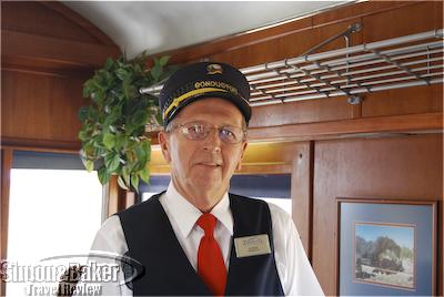 Our train conductor