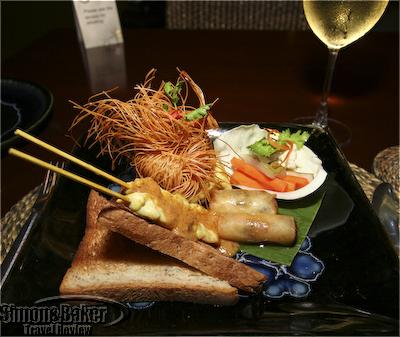 Tasty and attractive appetizer plate