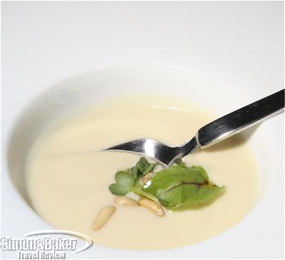Soup with Pine Nuts