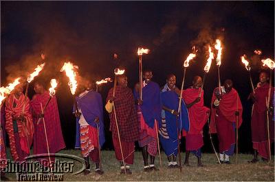 Masai students share their traditional dances with Crater Lodge guests