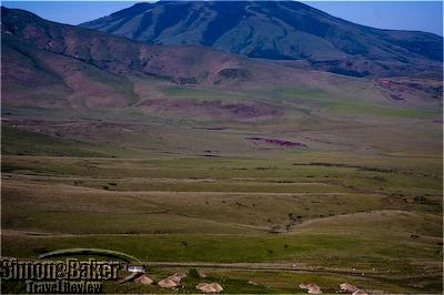 masai village on the crater