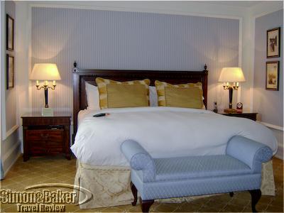 The bedroom in suite 352, Ritz-Carlton, Powerscourt