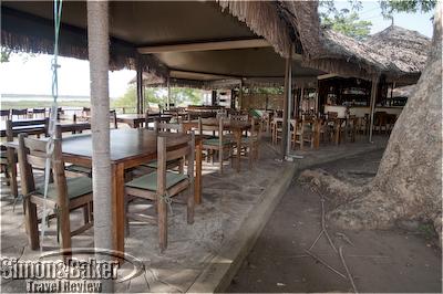 The dining area at Rufiji