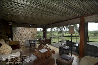 The suite at Boulders featured a stunning view of the bush