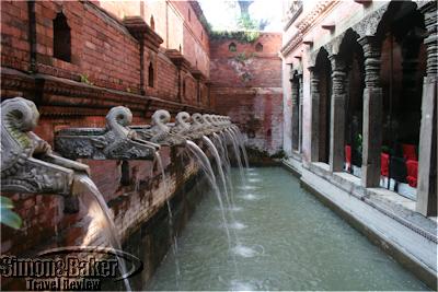 Fountains in the hotel