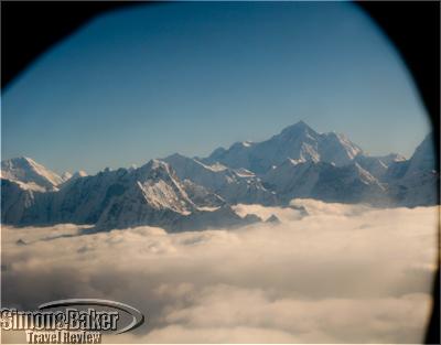 A stunning view of the highest mountains in the world