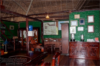 Coffee is served around the clock in the main hall