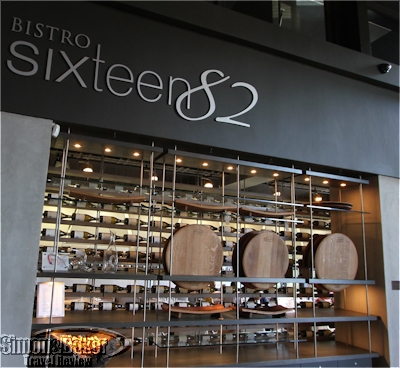 The entrance to sixteen82 was inside the Steenberg wine tasting area