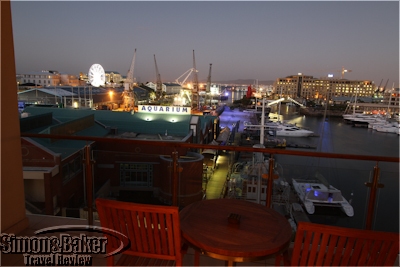 Looking out at the waterfront from the room