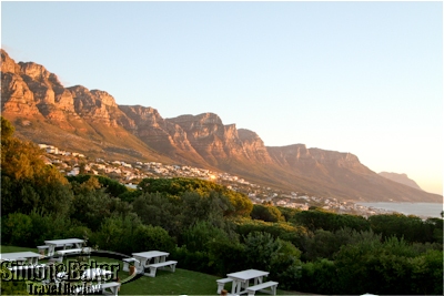 View of the Twelve Apostles and Camps Bay from the Roundhouse picnic area