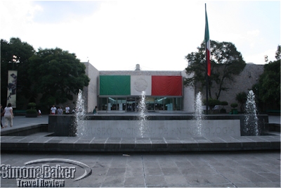 The entrance of the Anthropology Museum