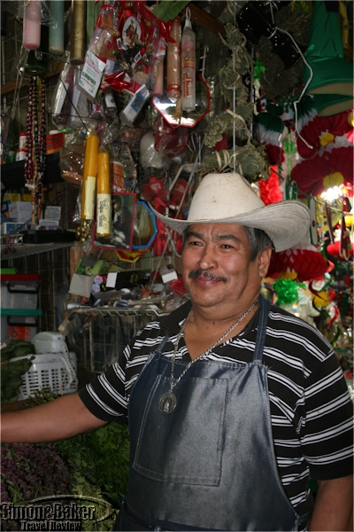 Margarito Angeles Ramirez sold herbs at the market