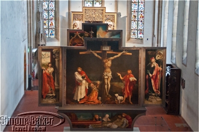 Matthias Grünewald’s masterpiece, the Isenheim altarpiece is on display at the Unterlinden Museum