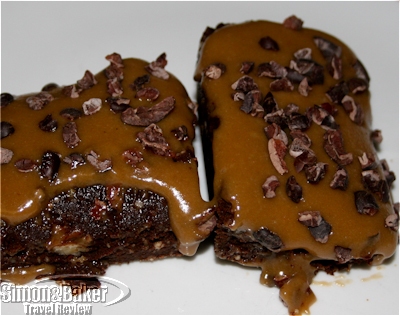 Righteous Brownies with Caramel Frosting