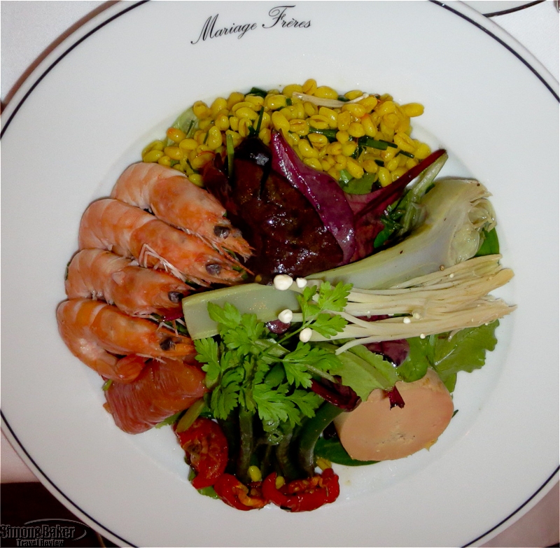 Our excellent gourmet lunch at Paris Marais tea salon - Luxury Travel Review