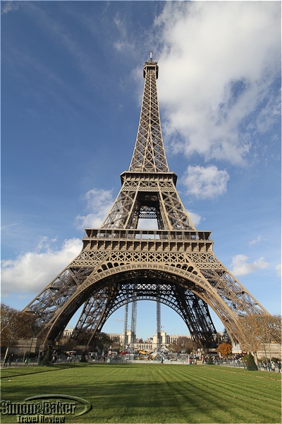 The iconic Eiffel Tower in Paris