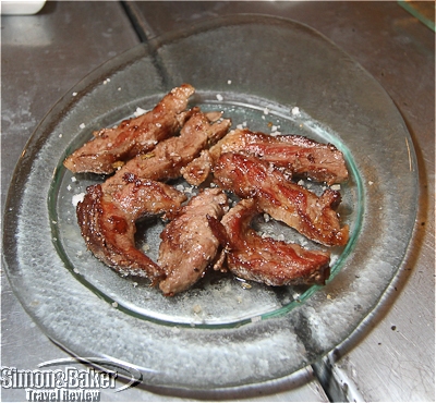Pluma de Pata Negra rare grilled steaks 