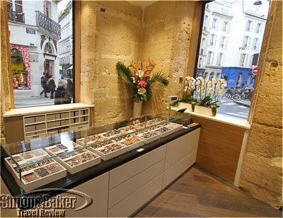 Flowers and large windows made the shop bright and cheerful.