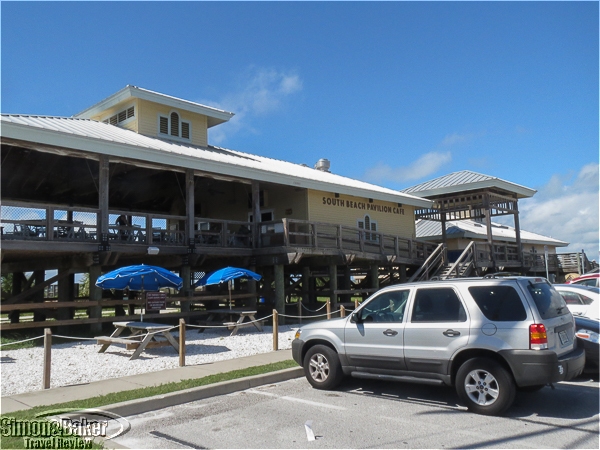 The South Beach Pavilliion Cafe on Honeymoon Island