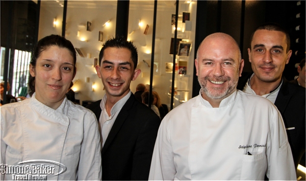 Chef Perraud and the team