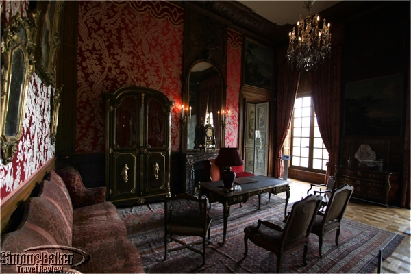 The darker rooms were offices and places for the men to gather.