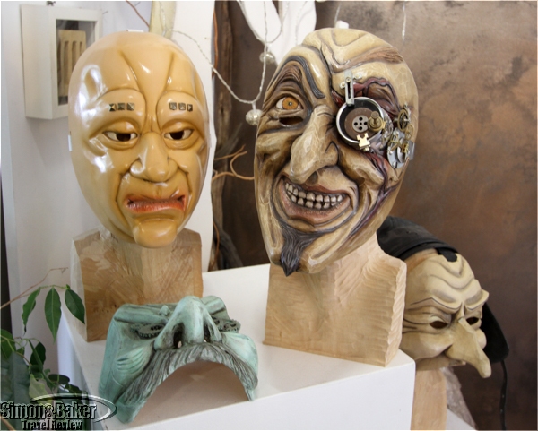 The masks very from traditional to mondern concepts