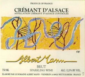 Albert Mann cremant label